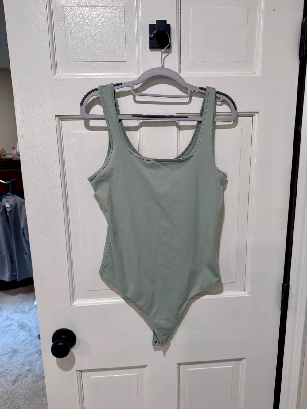 Abercrombie & Fitch Sage Scoop Neck Bodysuit